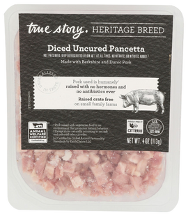 True Story Diced Pancetta - 4 OZ