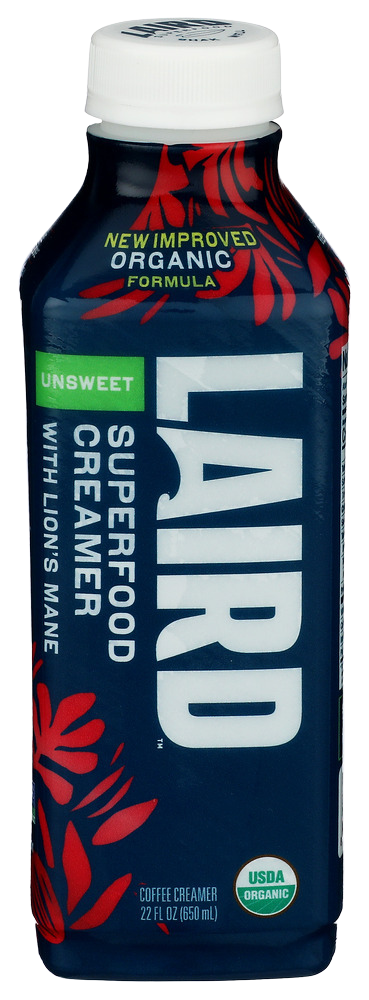 Laird Organic Unsweet Superfood Creamer - 22 FO