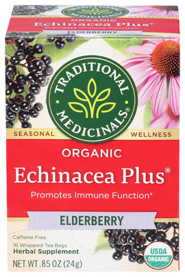 Organic Elderberry Echinacea Tea - 16 BG