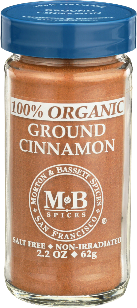 Morton & Bassett Organic Ground Cinnamon - 2.3 OZ