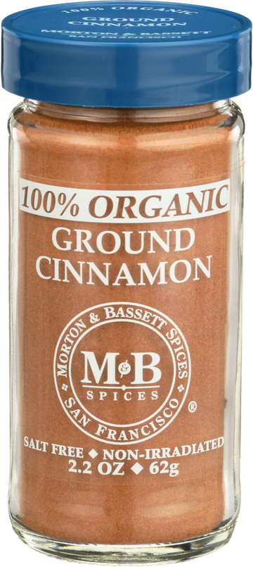 Morton & Bassett Organic Ground Cinnamon - 2.3 OZ