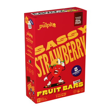 Pulpito Strawberry Fruit Bar - 10 PC