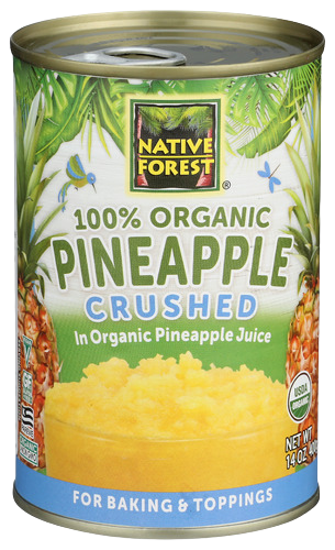 Organic Pineapple Crushed - 14 OZ