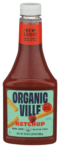 Organicville Ketchup - 24 OZ