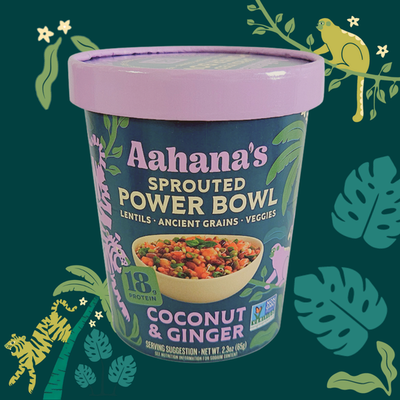 Aahana's Naturals Coconut & Ginger Sprouted Power Bowl - 2.3 OZ