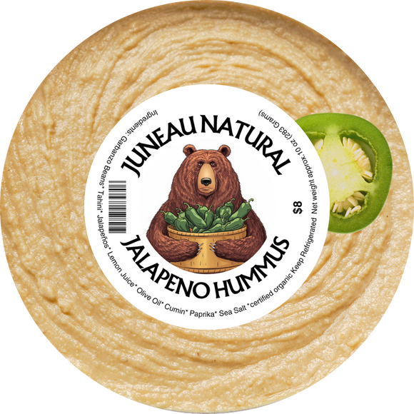 Juneau Natural Jalapeño Hummus - 10 OZ