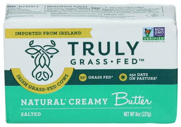 Truly Grass Fed Salted Butter - 8 OZ