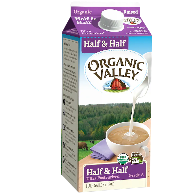 Organic Half & Half - 64 OZ