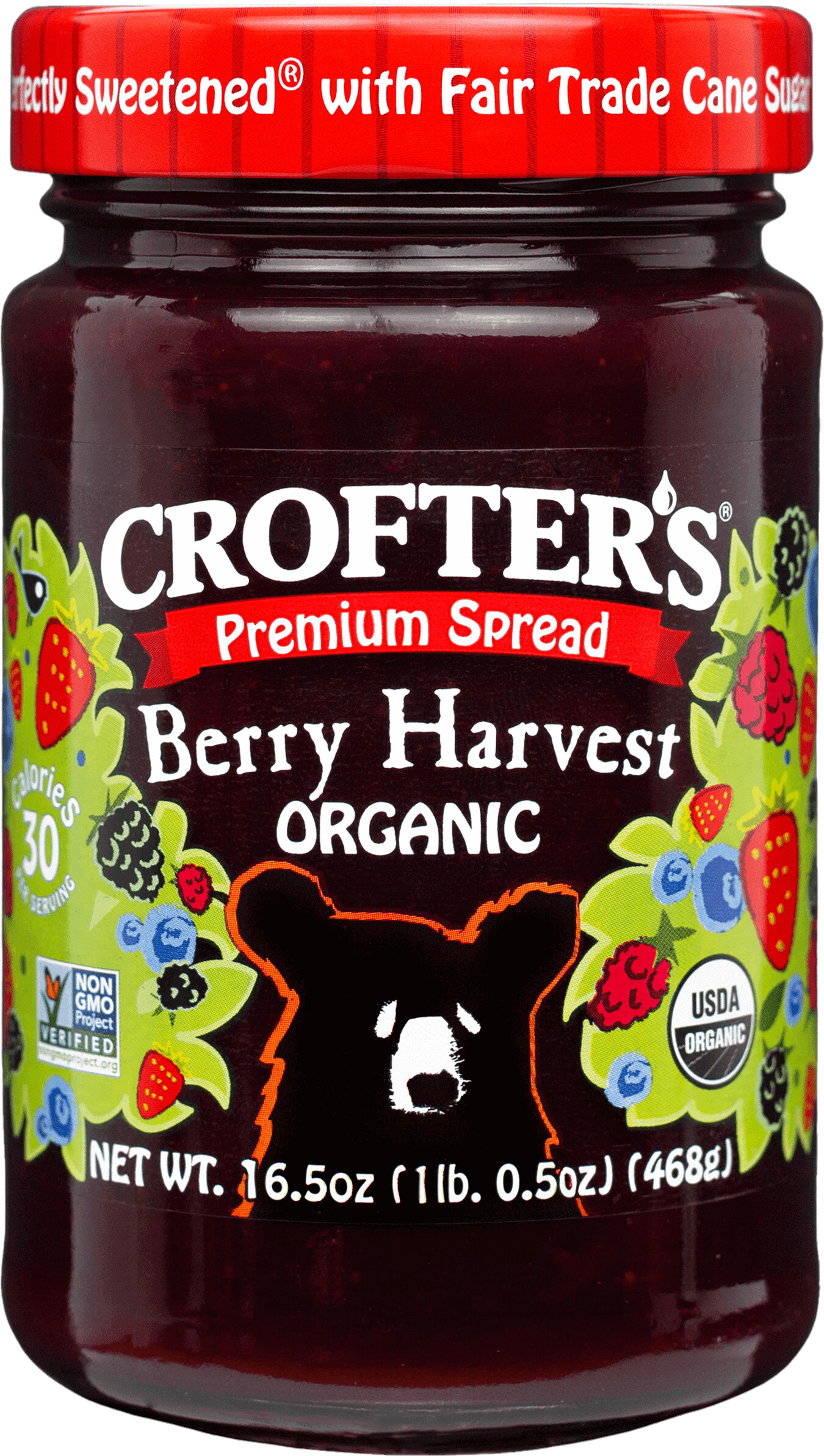Organic Berry Harvest Fruit Spread - 16.5 OZ