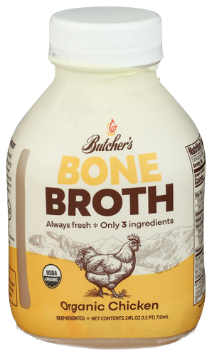 Butcher's Organic Chicken Bone Broth - 24 OZ