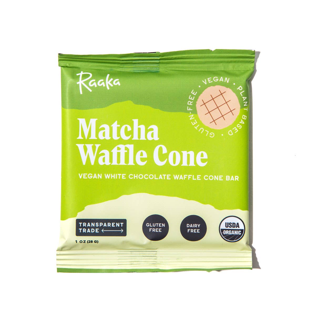 Matcha White Chocolate Waffle Cone Bar - 1 OZ