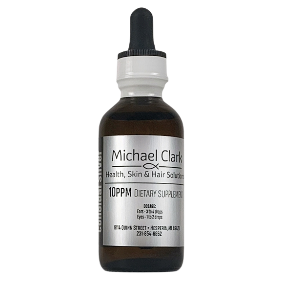 Michael Clark Colloidal Silver - 2 FL OZ Dropper Bottle