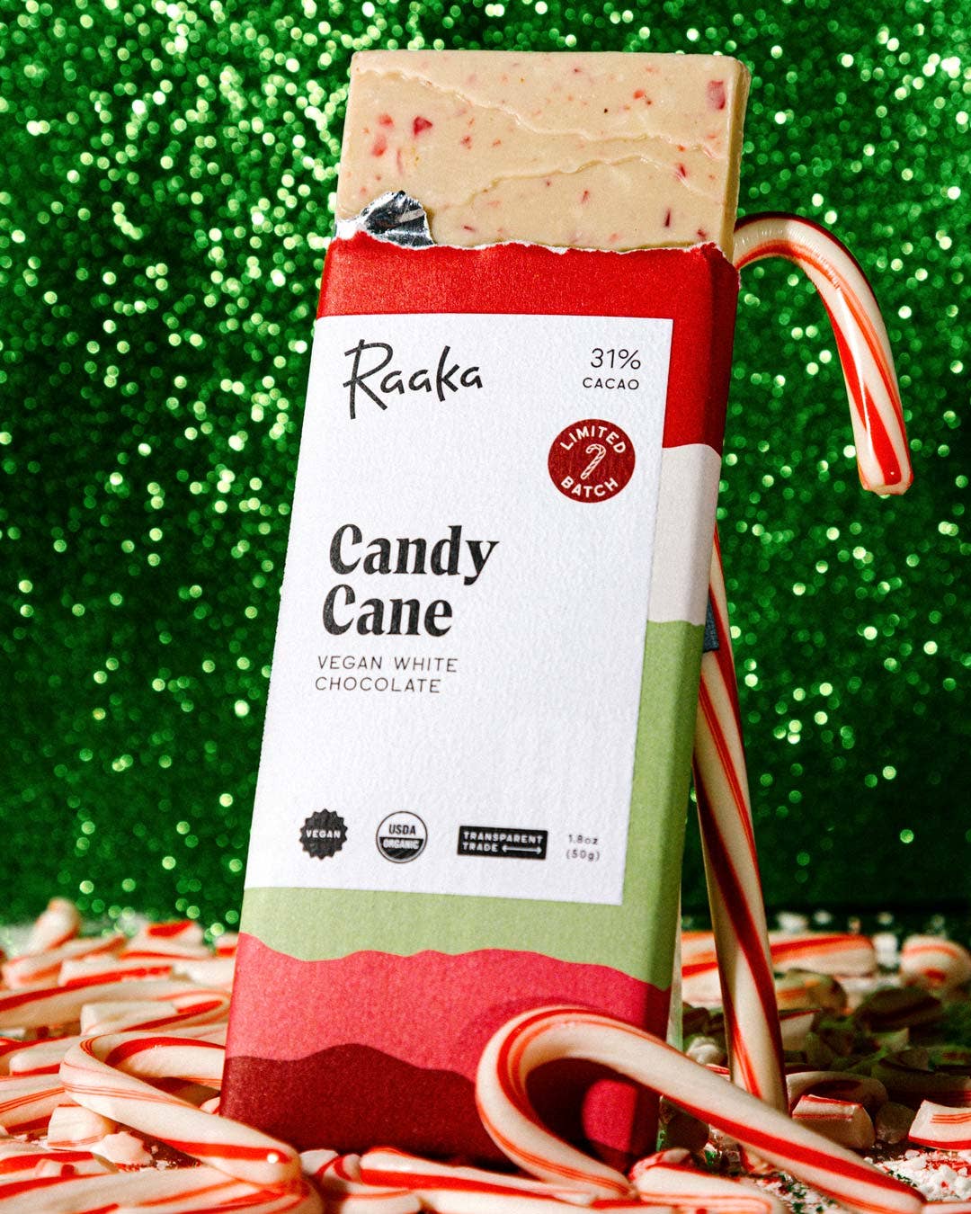 Candy Cane White Chocolate - 1.8 OZ