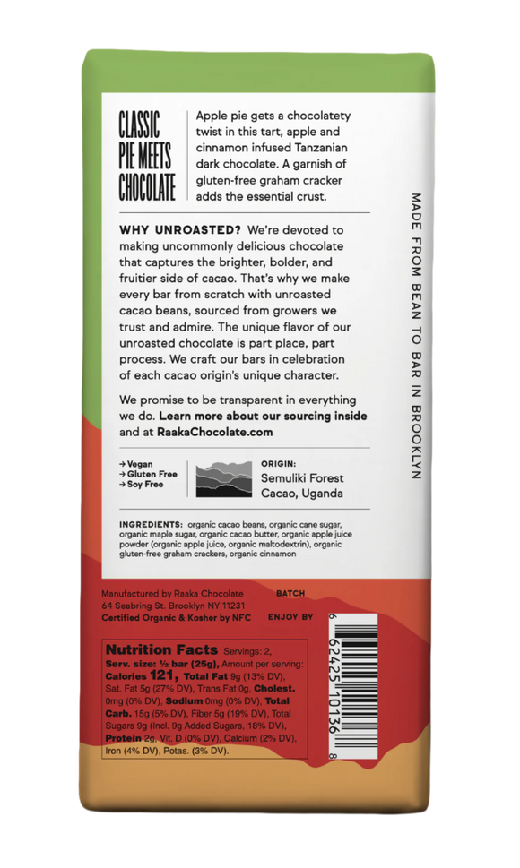 Apple Crisp Chocolate Bar