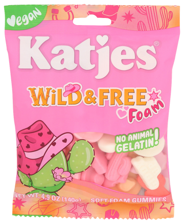 Katjes Wild & Free Foam Gummies - 4.9 OZ