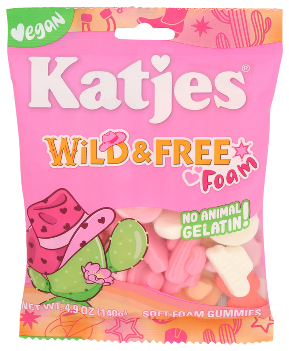 Katjes Wild & Free Foam Gummies - 4.9 OZ