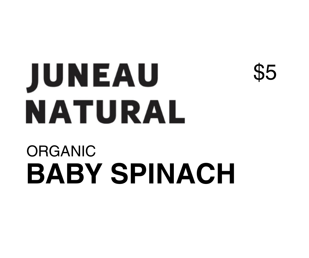 Organic Baby Spinach - 1/2 LB