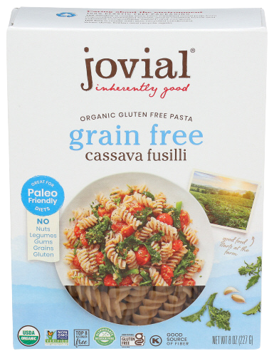 Organic Cassava Fusilli Pasta - 8 OZ