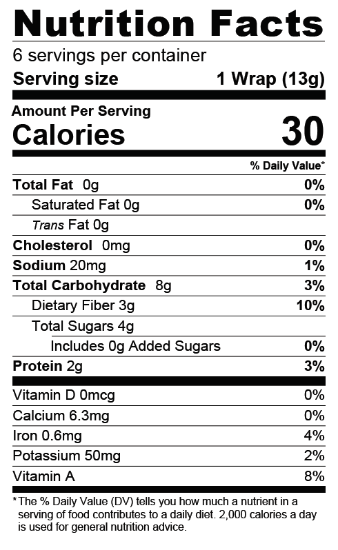 Mango Chipotle - 6pk Sandwich Wraps