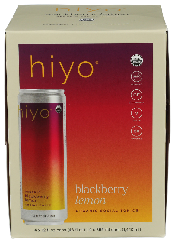 Hiyo Blackberry Lemon Mocktail - 4 PK