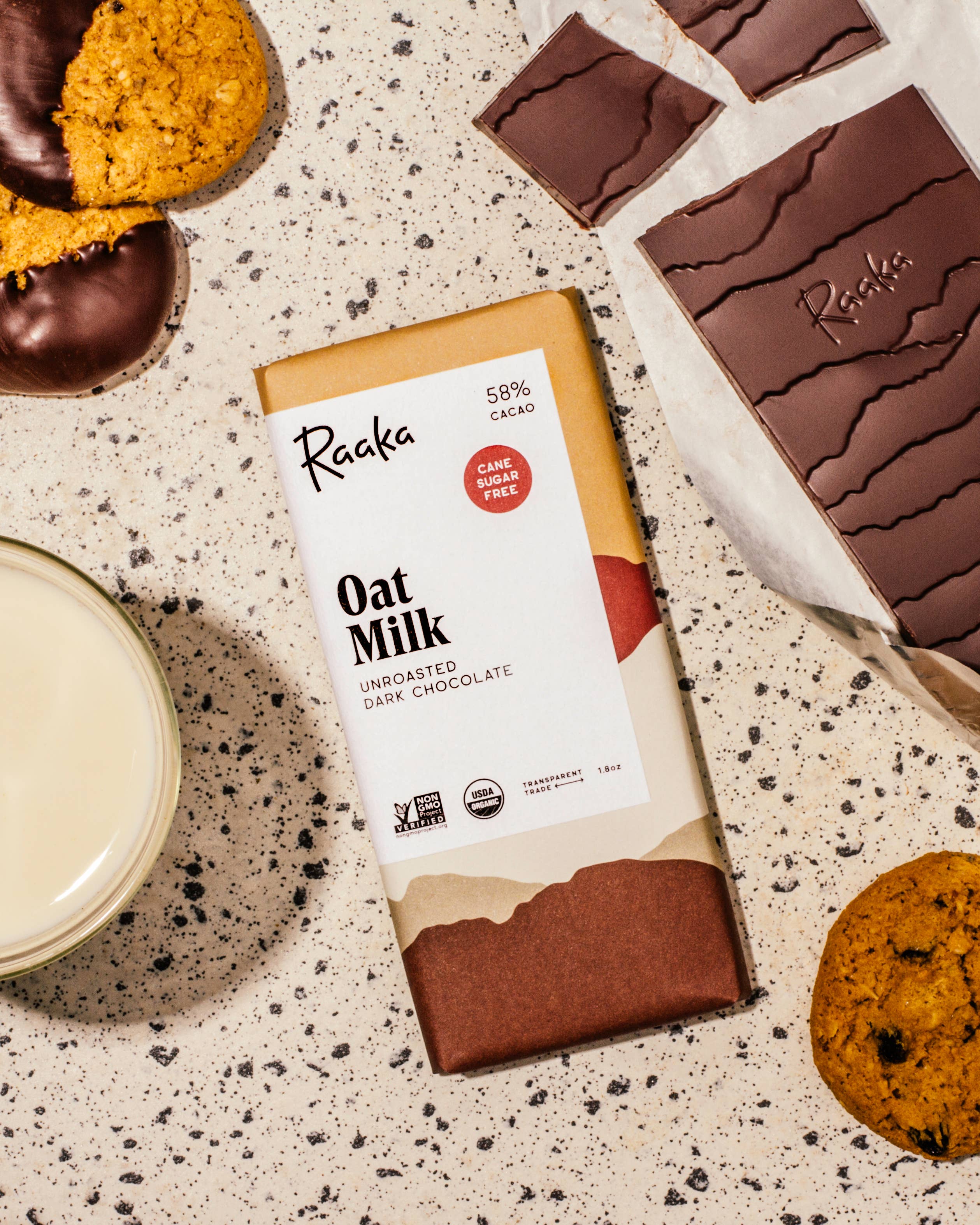 58% Oat Milk Chocolate Bar