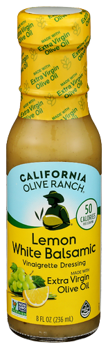 California Olive Ranch Lemon White Balsamic Dressing - 8 FO