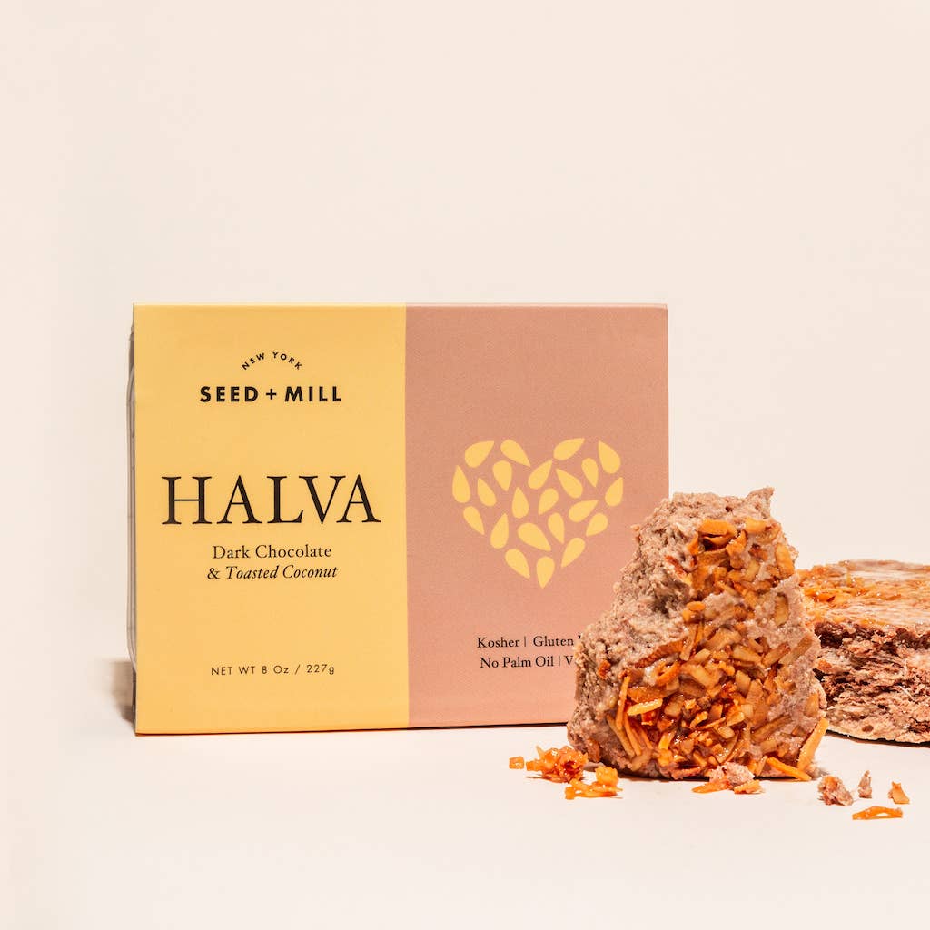 Seed + Mill Toasted Coconut Chocolate Halva - 227g