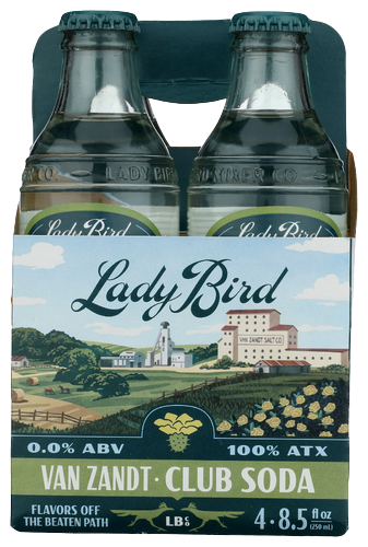 Lady Bird Van Zandt Club Soda - 4 PK