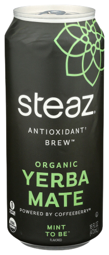 Organic Yerba Mate Mint Antioxidant Brew - 16 FO