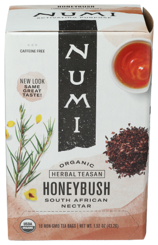 Numi Organic Honeybush Herbal Tea - 18 BG