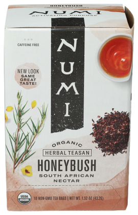 Numi Organic Honeybush Herbal Tea - 18 BG