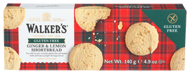 Gluten Free Ginger & Lemon Shortbread - 4.9 OZ