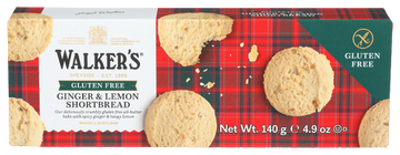 Gluten Free Ginger & Lemon Shortbread - 4.9 OZ