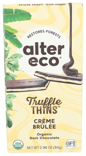 Organic Creme Brulee Truffle Thins - 2.96 OZ