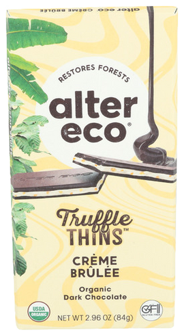 Organic Creme Brulee Truffle Thins - 2.96 OZ