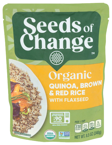 Organic Quinoa, Brown & Red Rice - 8.5 OZ