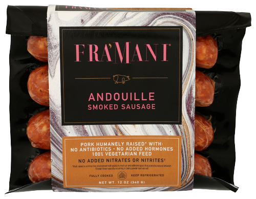 Fra Mani Smoked Andouille Sausage - 12 OZ