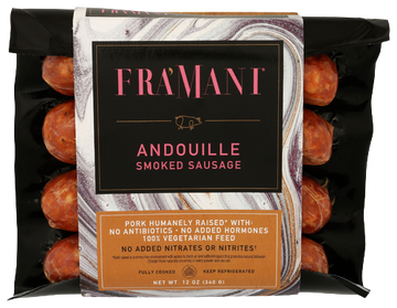 Fra Mani Smoked Andouille Sausage - 12 OZ