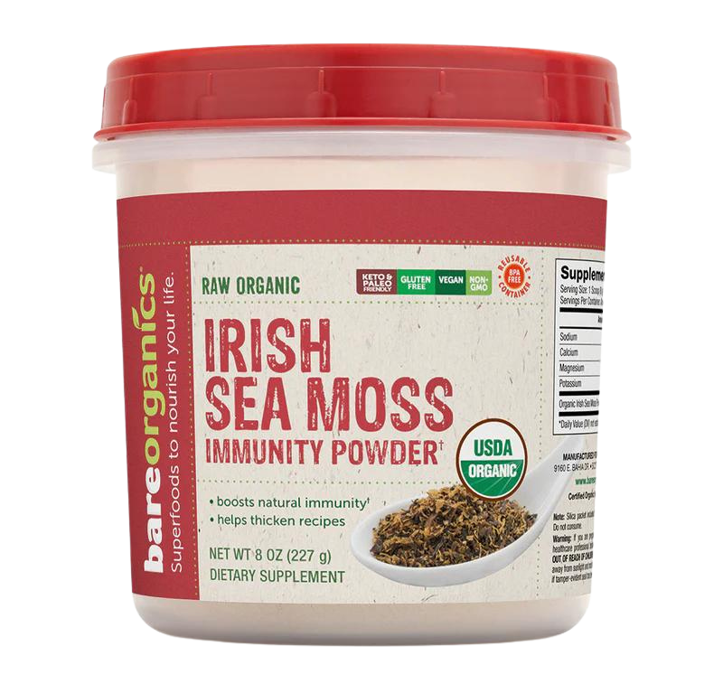 Organic Irish Sea Moss Powder - 8 OZ