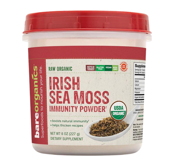Organic Irish Sea Moss Powder - 8 OZ