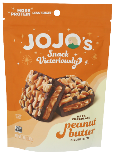 Jojo's Dark Chocolate Peanut Butter Filled Bites - 3.6 OZ