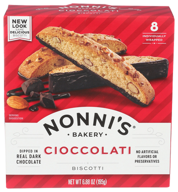 Nonnies Cioccolati Biscotti - 6.88 OZ