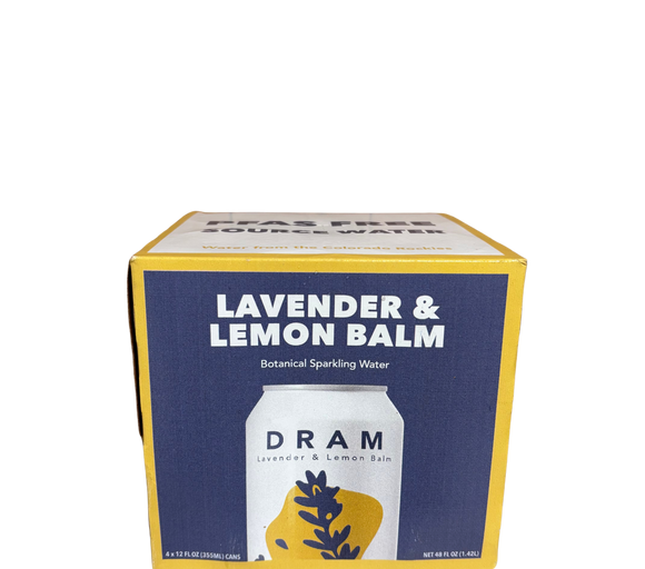 Lavendar & Lemon Balm Sparkling Water - 4 PK