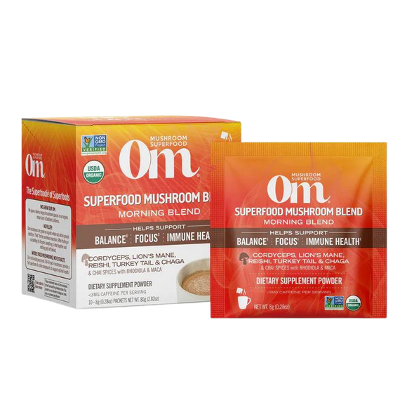 Organic Mushroom Morning Energy Blend - 10 PK