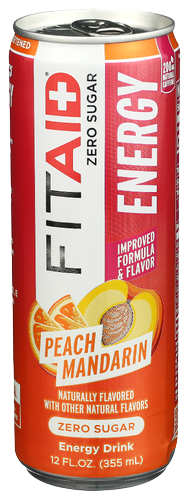Lifeaid Peach Mandarin Energy Drink - 12 FO