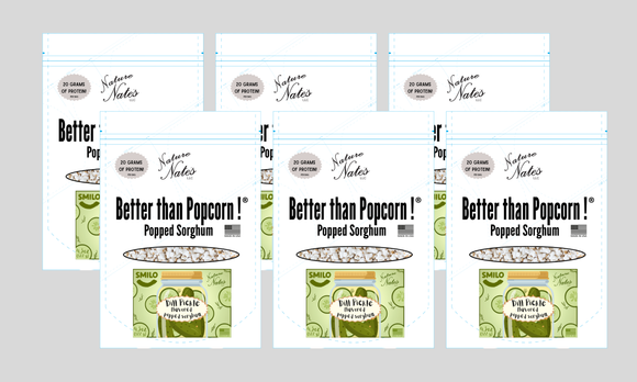 Nature Nate's Dill Pickle Popped Sorghum - 4.3 OZ
