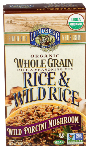 Organic Whole Grain Rice & Wild Rice Wild Porcini Mushroom Mix - 6 OZ