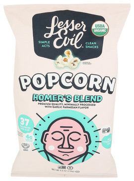 Lesser Evil Homers Blend Popcorn - 4.6 OZ