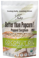 Organic Popped Sorghum Coconut Oil Pink Himalayan Sea Salt: 4.3oz-1