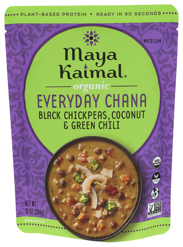 Organic Black Chickpeas, Coconut & Green Chili Everyday Chana - 10 OZ